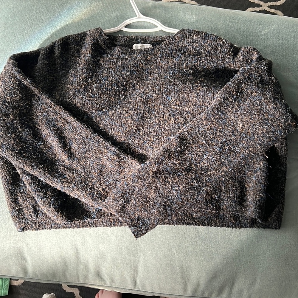 Multi- Coloured Cropped Sweater/Shirt